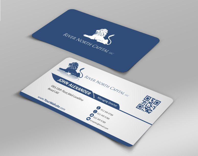 bold traditional business business card design for lit up light up business cards