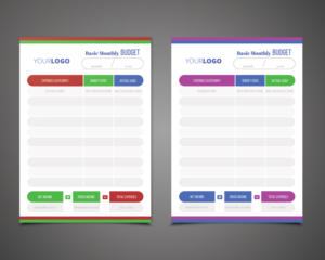 Personal Finance e-commerce website needs a simple budget design | Print Design par Nightmist