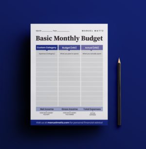 Personal Finance e-commerce website needs a simple budget design | Print Design par JK18