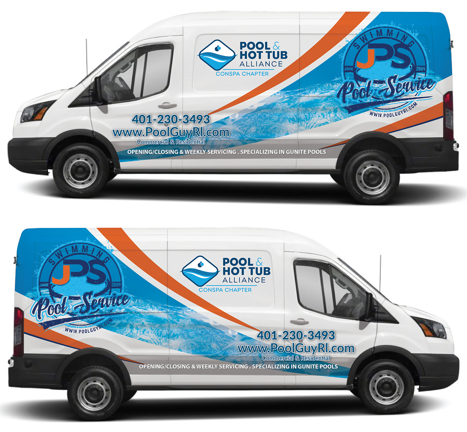 Car Wrap Design by Deziners Zone for JPS POOL SERVICE | Design #23424012