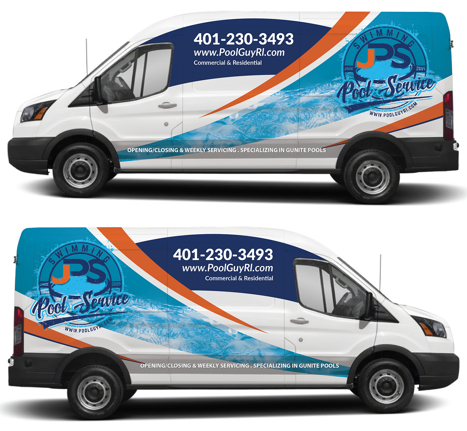 Car Wrap Design by Deziners Zone for JPS POOL SERVICE | Design #23428170