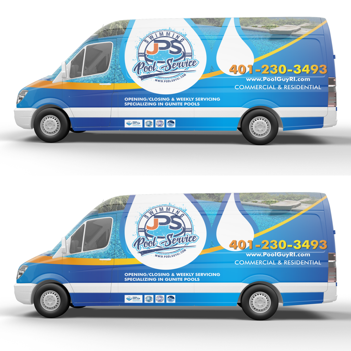 Car Wrap Design by barinix for JPS POOL SERVICE | Design #23444908