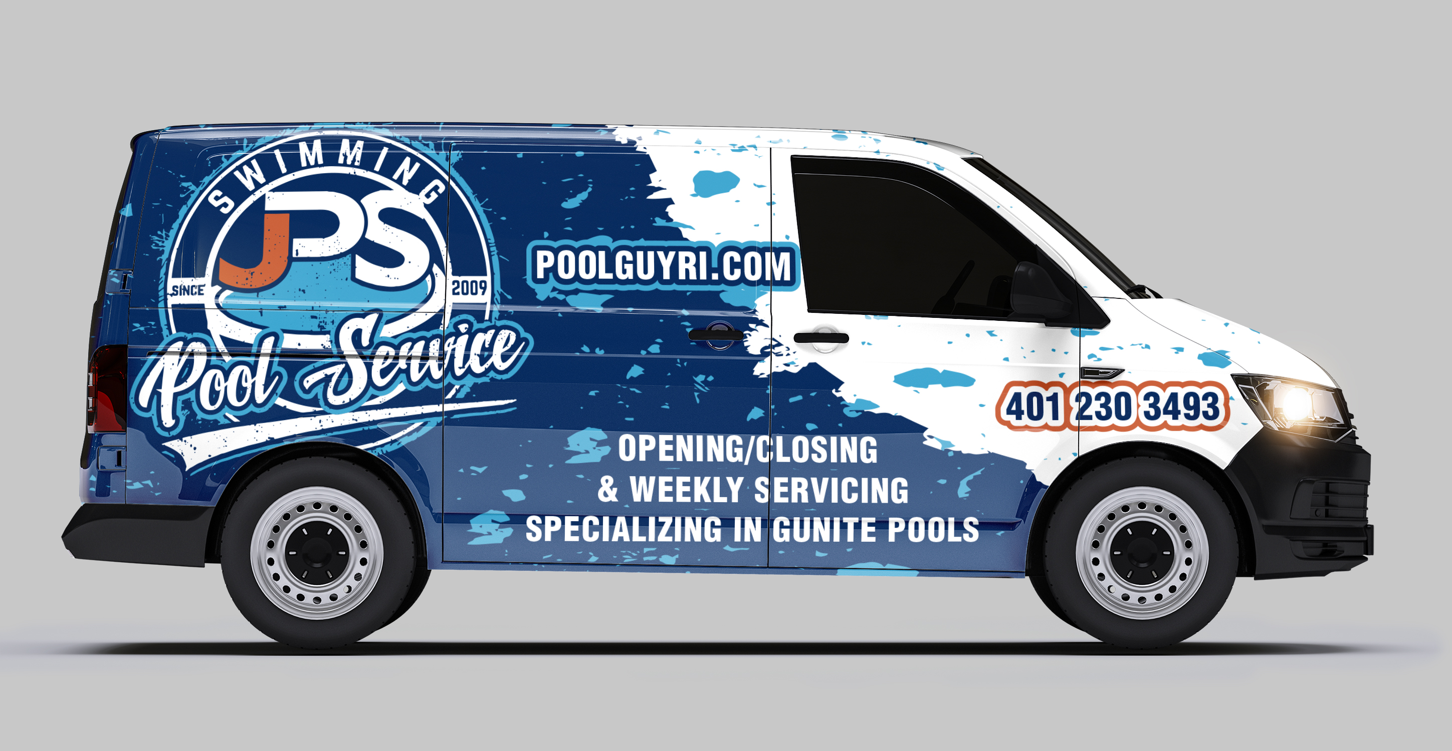 Car Wrap Design by haru_ichiban for JPS POOL SERVICE | Design #23444708