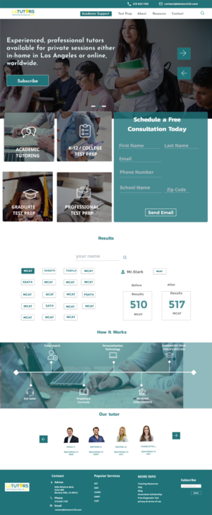 Web Design by ilmiediting for this project | Design #23439629