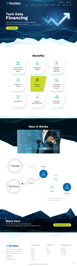 Landing Page Design by pb