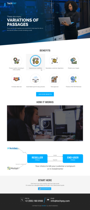 Landing Page Design by sai.designer87