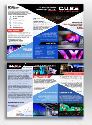 CUBE Video Wall flyer | Flyer-Design von DA.