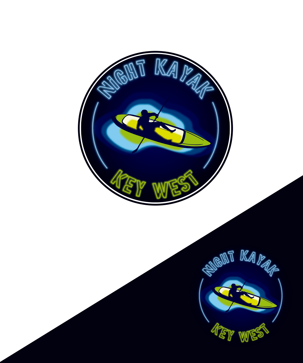 Logo Design by StudioD™ for Night Kayak Key West | Design #23426271