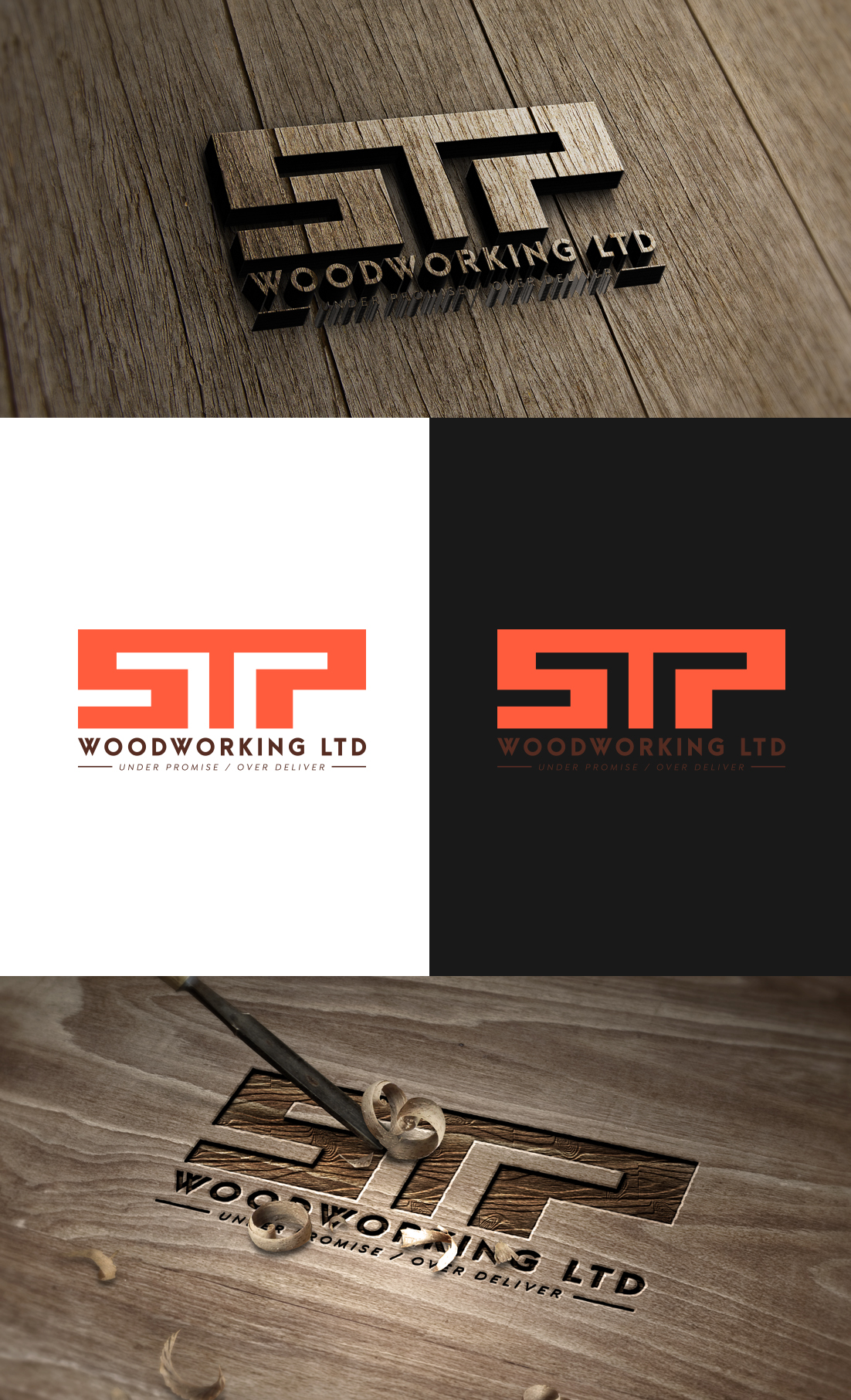 Logo Design by GLDesigns for STP Woodworking Ltd | Design #23426807