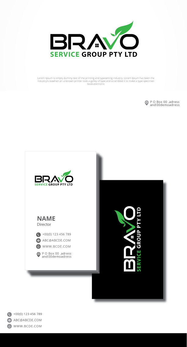 Logo Design by graphicevolution for Bravo Total Service Group | Design #23441443