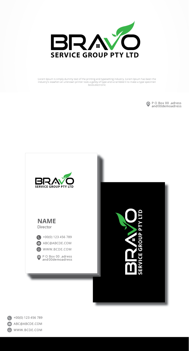 Logo Design by graphicevolution for Bravo Total Service Group | Design #23441444