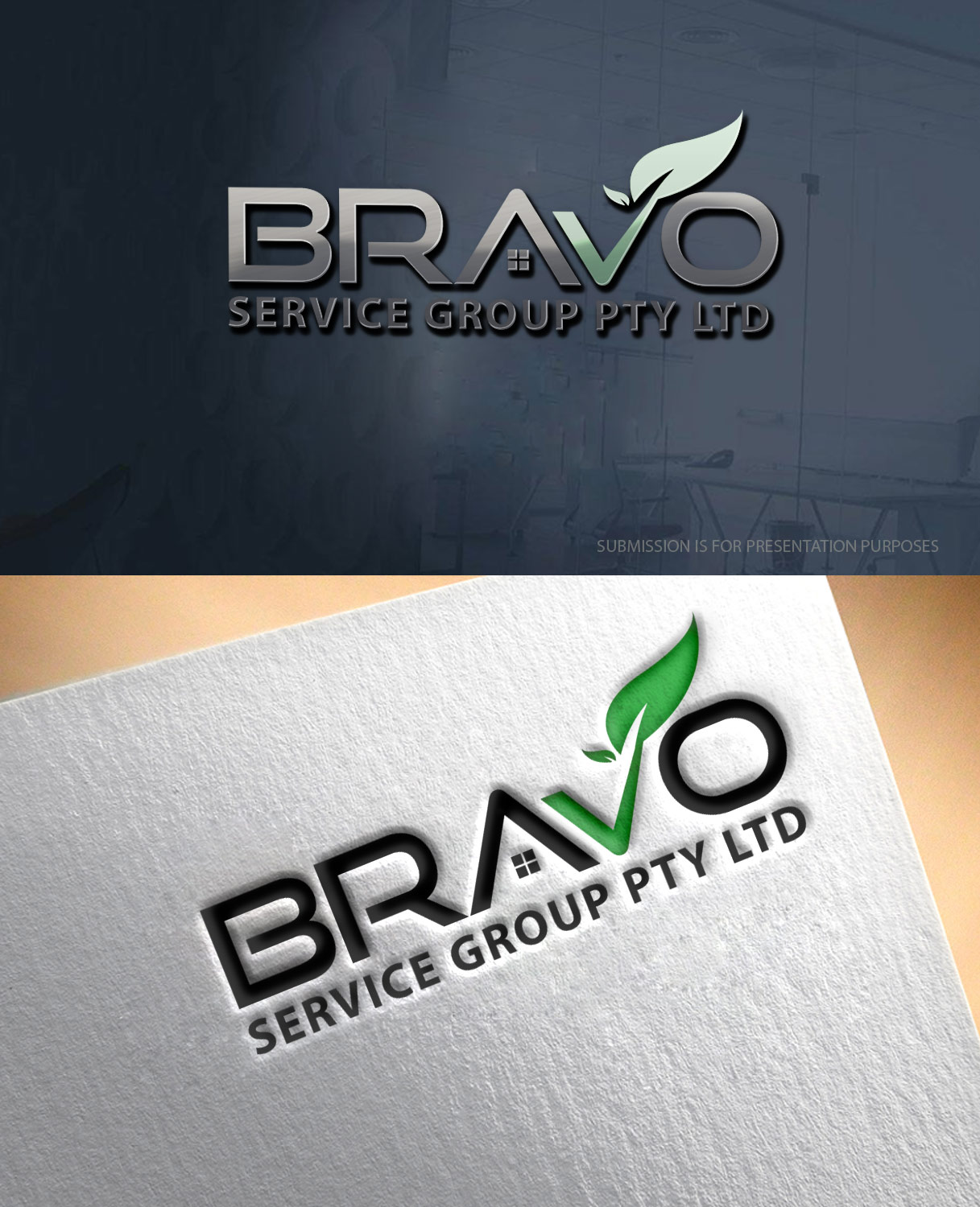 Logo Design by graphicevolution for Bravo Total Service Group | Design #23441449