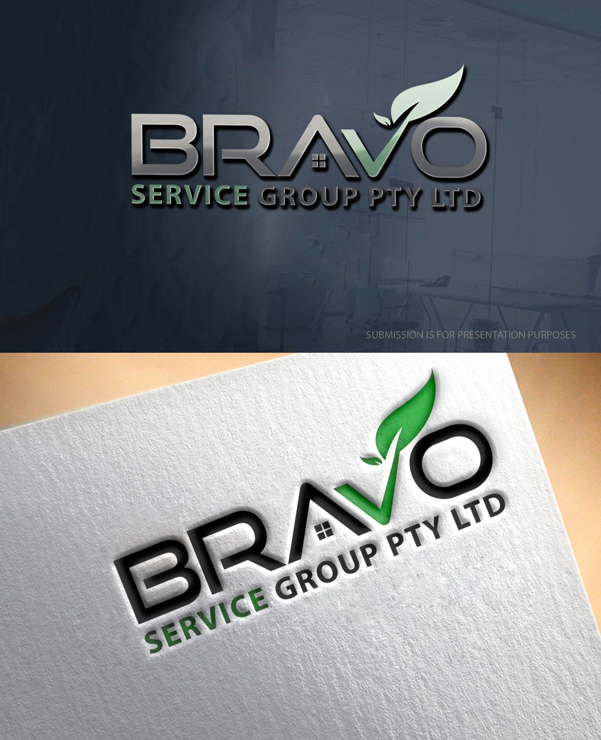 Diseño de Logo por graphicevolution para Bravo Total Service Group | Diseño #23441450