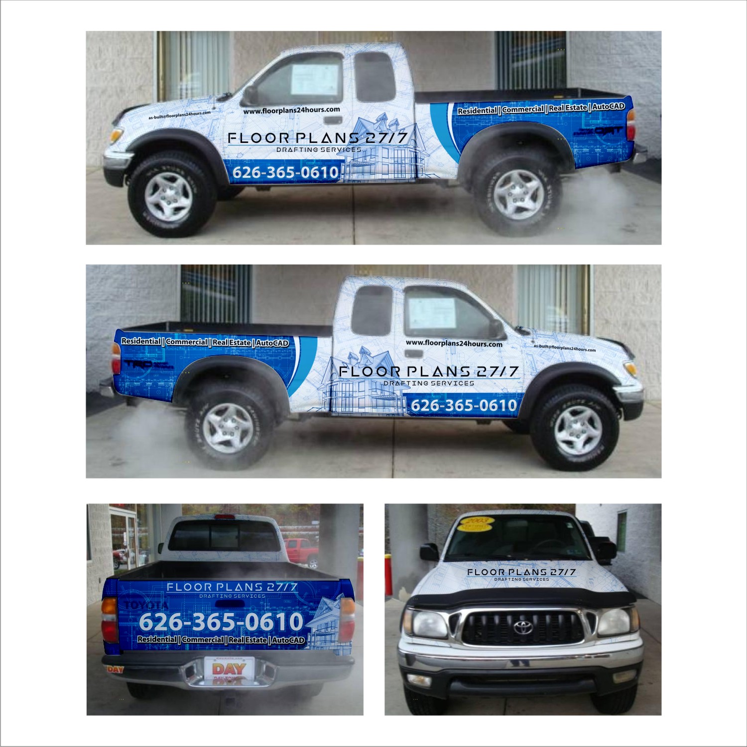 Car Wrap Design by DG+ for Floor Plans 24/7 | Design #23432431