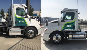EVO Transportation Semi-Truck Decal | Diseño Gráfico por vpt_creations