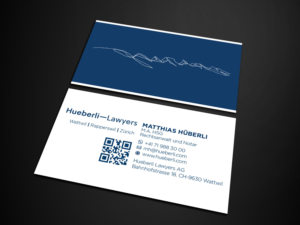 Business Card Design by Verified artistry for Hueberli Lawyers AG | Design: #23438942