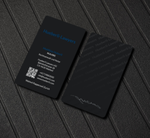 Business Card Design by Creations Box 2015 for Hueberli Lawyers AG | Design: #23463017