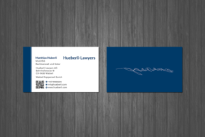 Business Card Design by Creations Box 2015 for Hueberli Lawyers AG | Design: #23463022