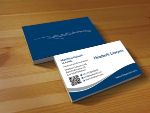 Business Card Design by Creations Box 2015 for Hueberli Lawyers AG | Design: #23463031