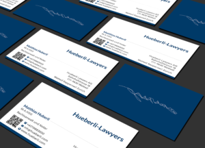 Business Card Design by Creations Box 2015 for Hueberli Lawyers AG | Design: #23463039