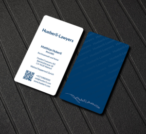 Business Card Design by Creations Box 2015 for Hueberli Lawyers AG | Design: #23463042
