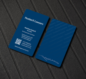 Business Card Design by Creations Box 2015 for Hueberli Lawyers AG | Design: #23463043