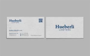 Business Card Design by chandrayaan.creative for Hueberli Lawyers AG | Design: #23449141