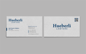 Business Card Design by chandrayaan.creative for Hueberli Lawyers AG | Design: #23449148