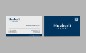 Business Card Design by chandrayaan.creative for Hueberli Lawyers AG | Design: #23449161
