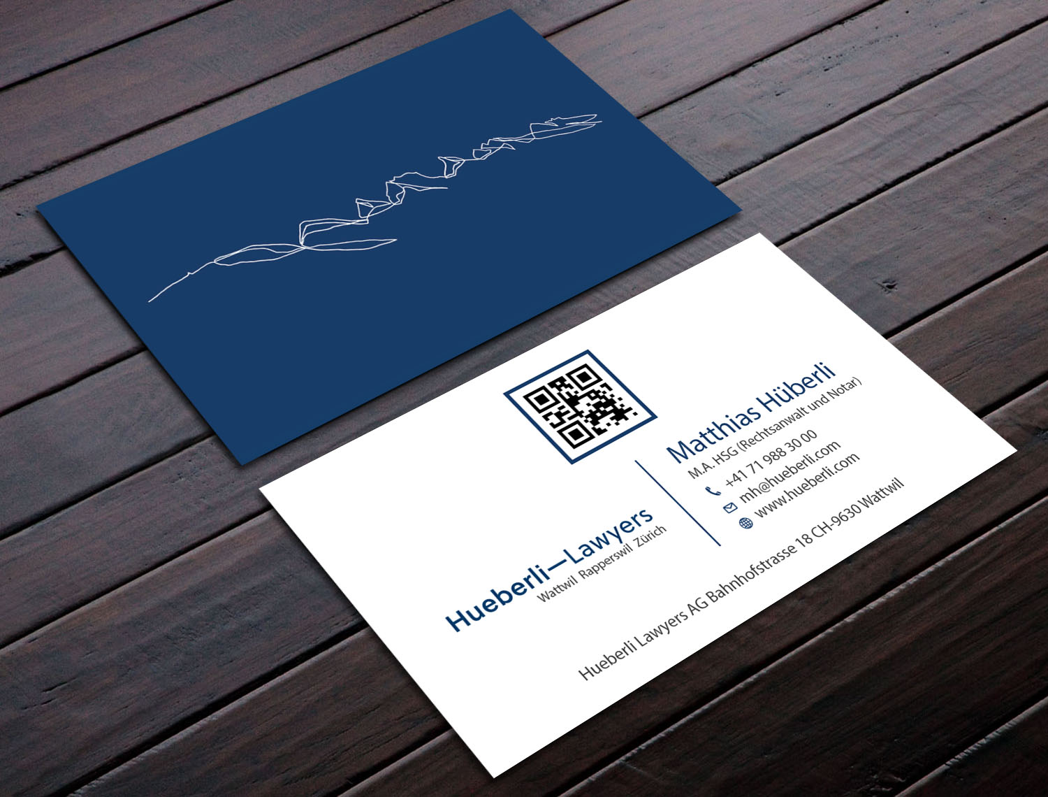 Business Card Design by Tripti Ranjan Gain for Hueberli Lawyers AG | Design #23433556
