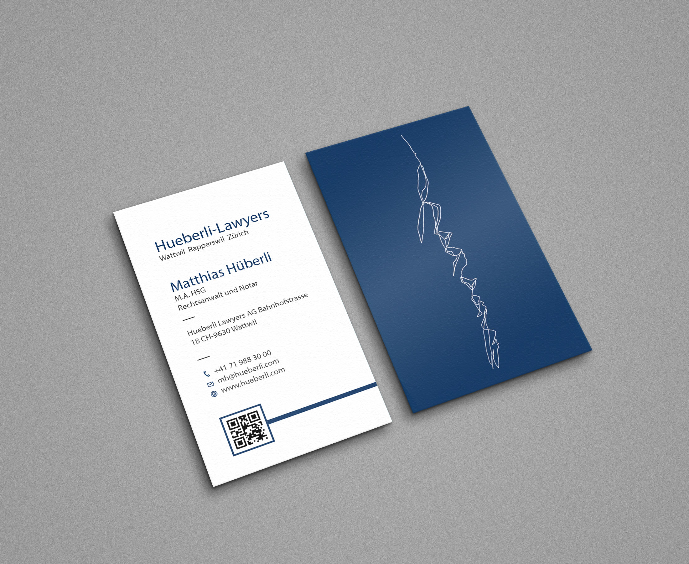 Business Card Design by Tripti Ranjan Gain for Hueberli Lawyers AG | Design #23433570