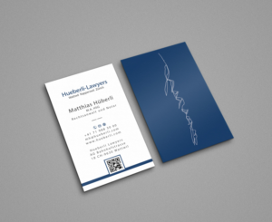 Business Card Design by Tripti Ranjan Gain for Hueberli Lawyers AG | Design: #23433575