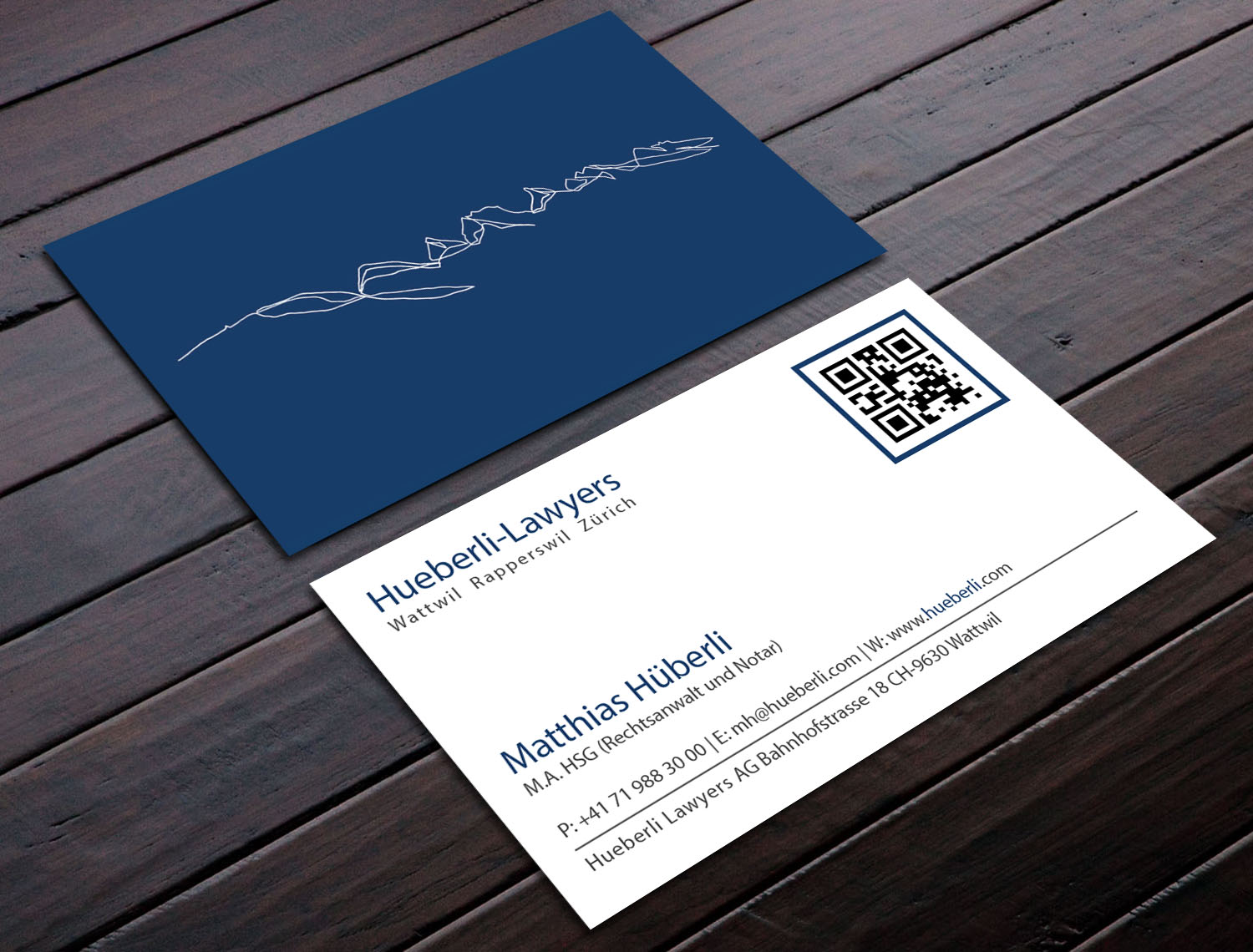 Business Card Design by Tripti Ranjan Gain for Hueberli Lawyers AG | Design #23433579