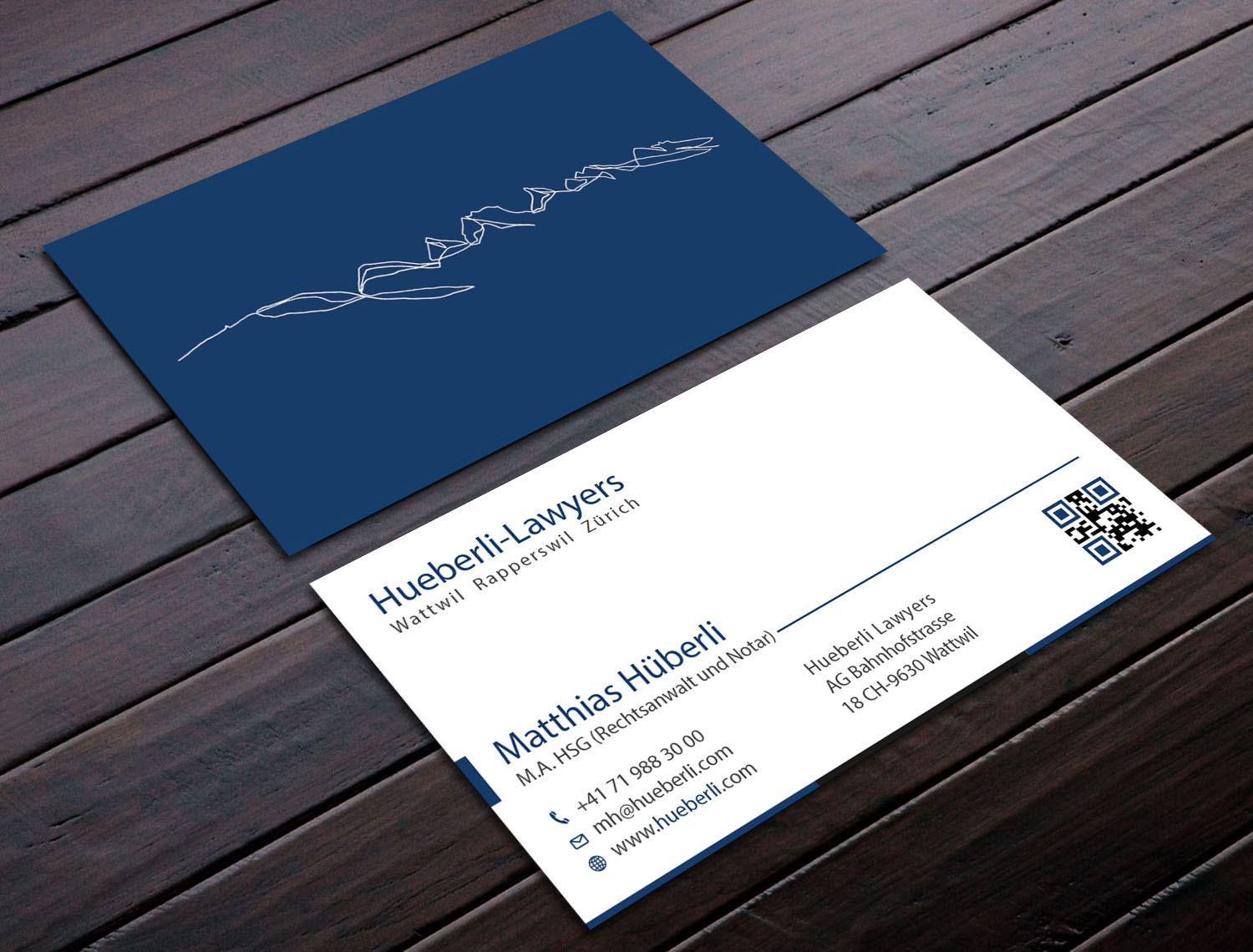 Business Card Design by Tripti Ranjan Gain for Hueberli Lawyers AG | Design #23433580