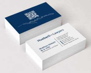 Business Card Design by R.design for Hueberli Lawyers AG | Design: #23430728