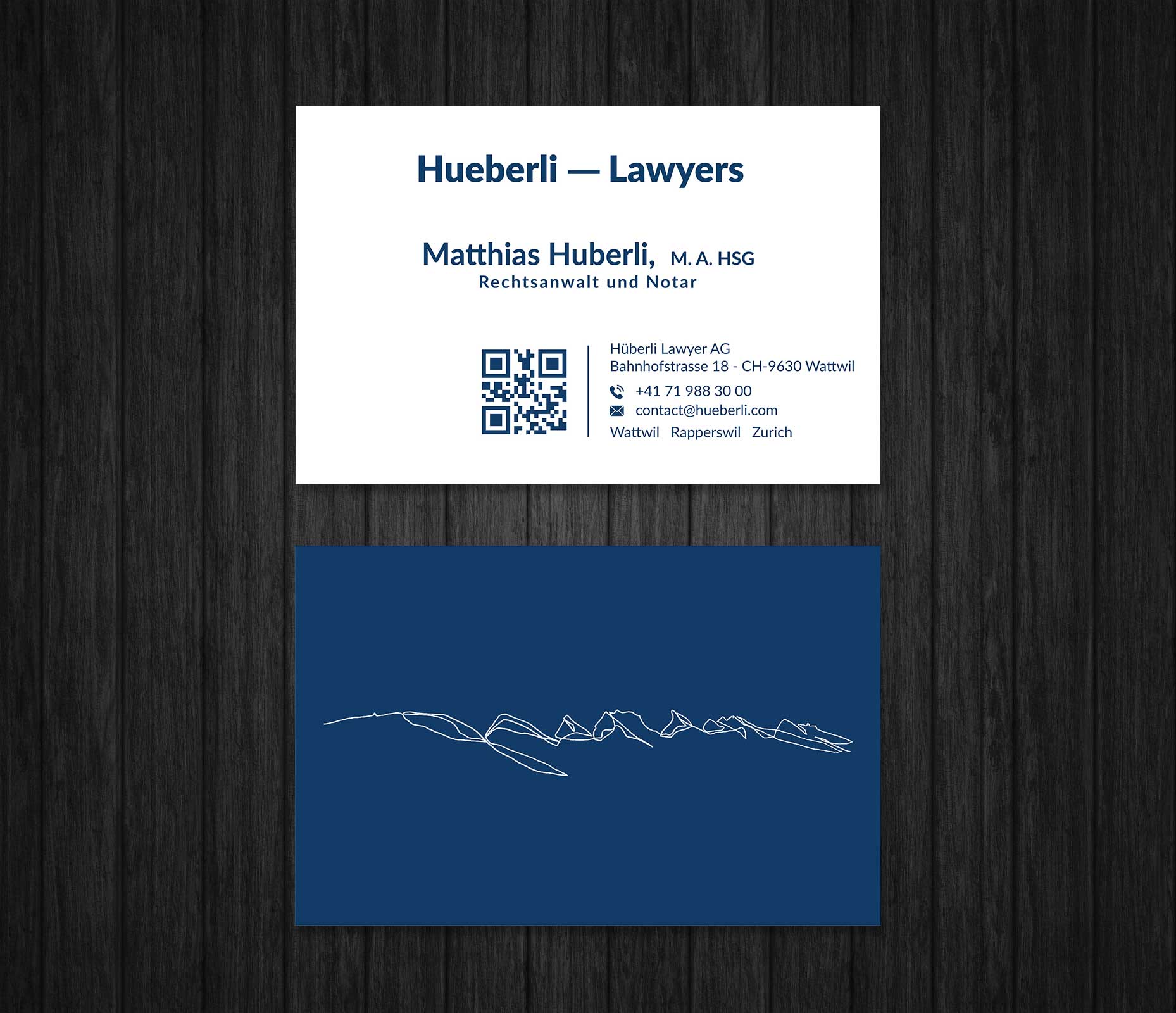 Business Card Design by Musa. A for Hueberli Lawyers AG | Design #23433668