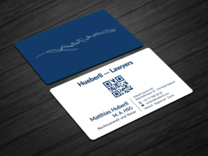 Business Card Design by Musa. A for Hueberli Lawyers AG | Design: #23433672