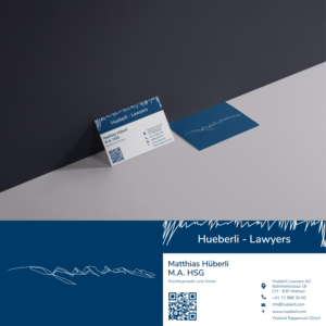 Business Card Design by Anas Q for Hueberli Lawyers AG | Design #23438781