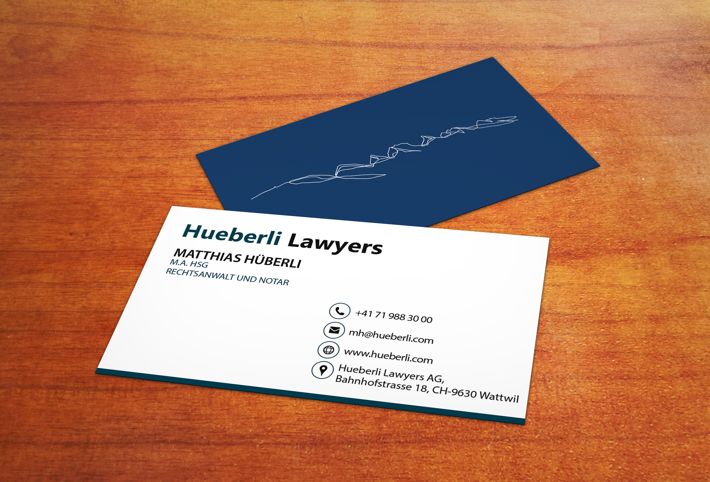 Business Card Design by Sagarhossain.sm for Hueberli Lawyers AG | Design #23476238