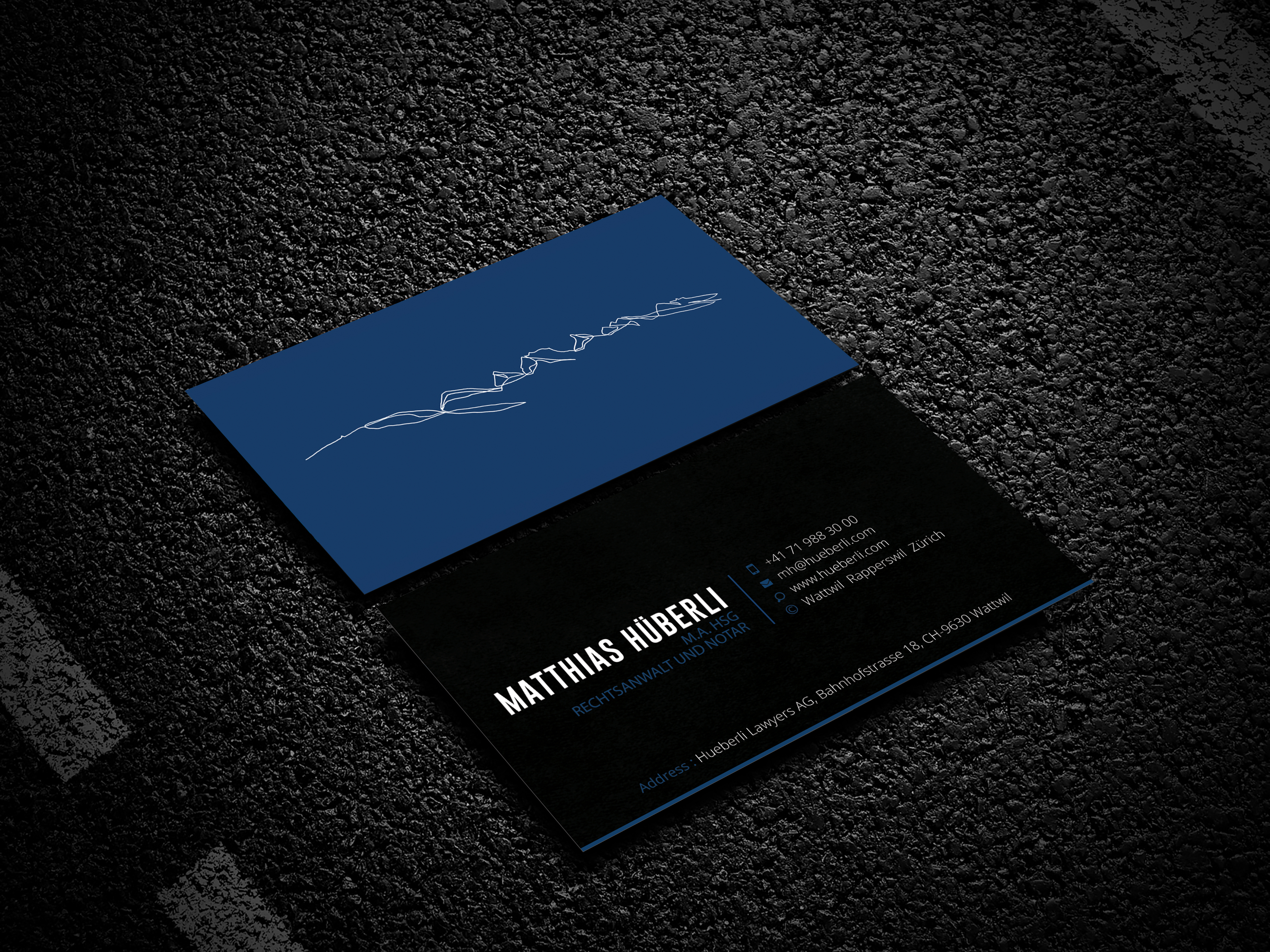 Diseño de Tarjeta de Presentación por Sagarhossain.sm para Hueberli Lawyers AG | Diseño #23476240