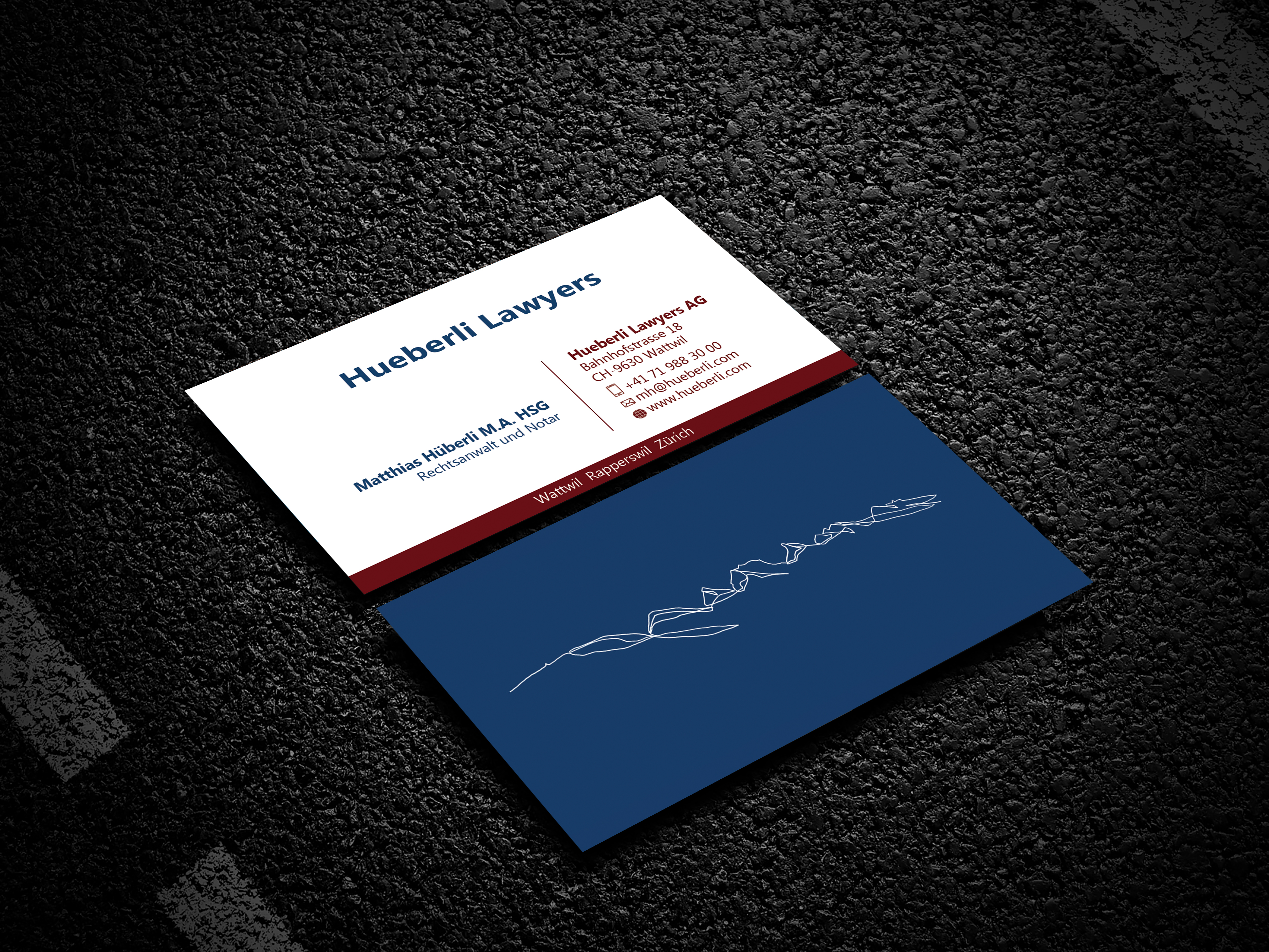 Diseño de Tarjeta de Presentación por Sagarhossain.sm para Hueberli Lawyers AG | Diseño #23476241