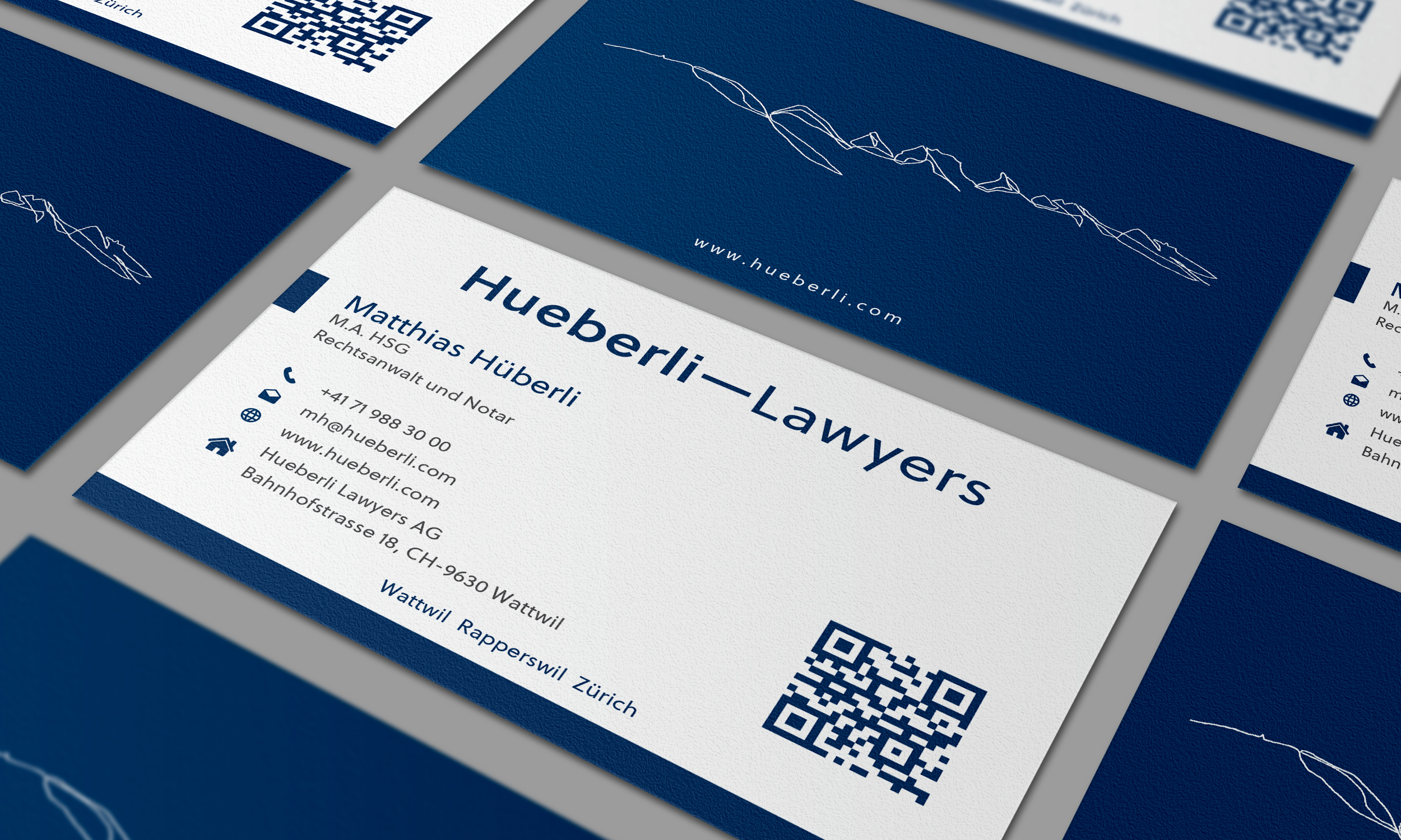 Design de Carte de Visite par easin 3 pour Hueberli Lawyers AG | Design #23452091