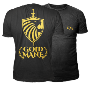 Gold Mane T shirt logo project | Design de T-shirt par badpixelarts