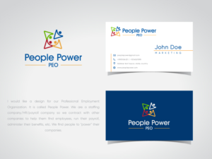 "People Power"   or "People Power PEO" | Diseño de Logo por dharlan