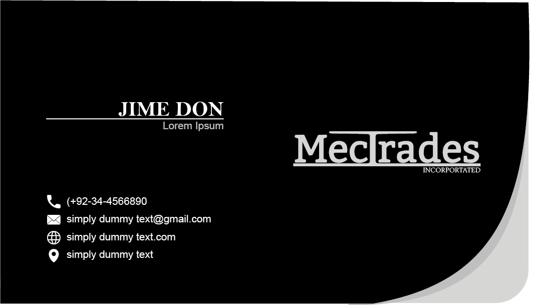 Business Card Design by muquitnadeem for this project | Design #23442742