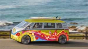 Hippie Bus design for new Volkswagen I.D. Buzz 2022 | Diseño Gráfico por design.bb