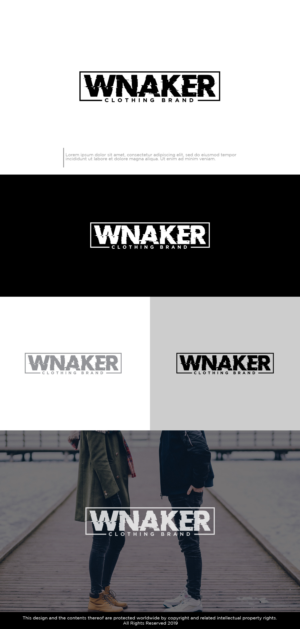 WNAKER brand name design for clothing range | T-shirt Design by Kim Ji