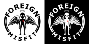 foreign misfit logo for t_shirts hats joggers leggings and also housewares | T-Shirt-Design von geni