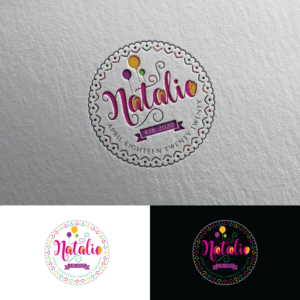 "Natalie"/ "N.F.B." / "4.18. 2020"/ "April Eighteen Twenty Twenty" | Logo-Design von Rii