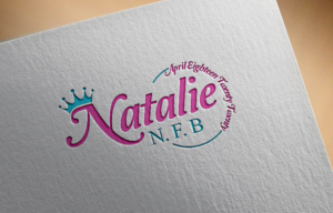 "Natalie"/ "N.F.B." / "4.18. 2020"/ "April Eighteen Twenty Twenty" | Logo Design by Kim Ji
